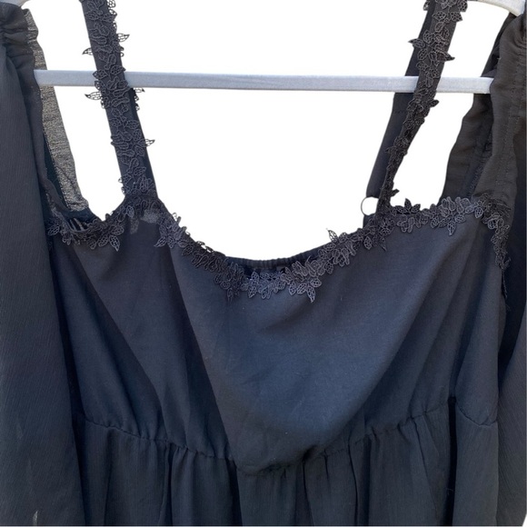 Bloomchic Curve Cold shoulder Sheer Dress I Size: 18-20 US - Picture 2 of 13